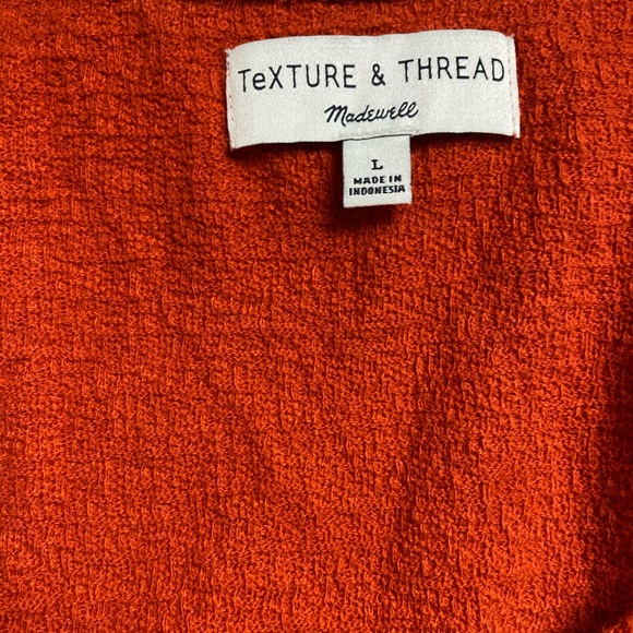 Madewell Texture & Thread Wrap Top - Picture 3 of 4